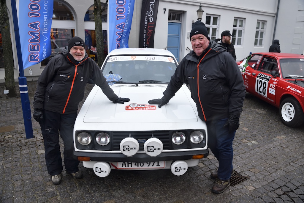Michael Kristiansen og Michael Andersen stiller op i Oresund Rally med en nypræpareret Ford Escort 1600 fra 1975.
(Foto: Michael Eisenberg)